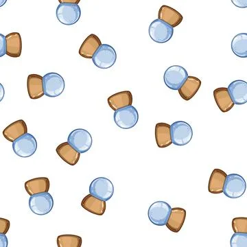 Pattern sphere snow ball cartoon vector Stock Illustration