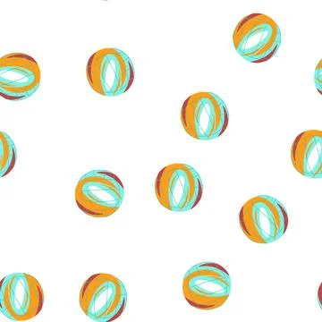 Pattern sphere volleyball ball cartoon vector Stock Illustration