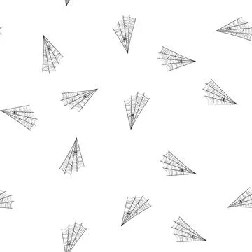 Pattern spider cobweb cartoon vector イラスト素材