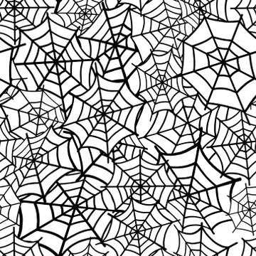 The pattern of the spider web.Design for Halloween Illustrazione stock
