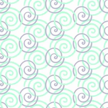 Pattern with spiral Stock Illustration