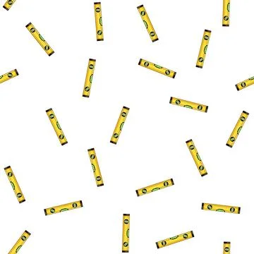 Pattern Spirit level tool assisting with accuracy and perfect alignment Stock Illustration