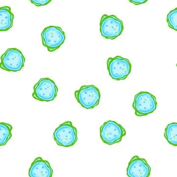 Pattern splash puddle cartoon vector Stock Illustration