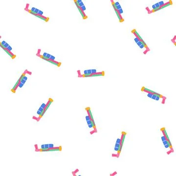 Pattern splash water gun cartoon vector Illustrazione stock