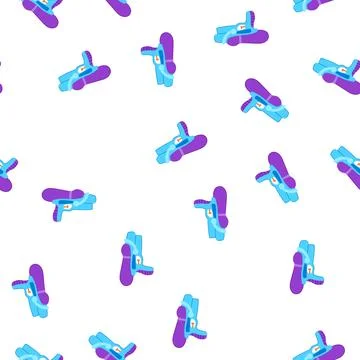 Pattern splash water gun toy cartoon vector Stock Illustration