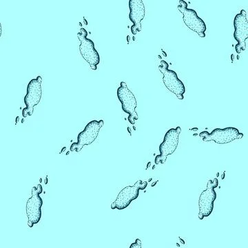 Pattern splash water puddle sketch hand drawn 스톡 일러스트