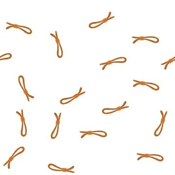 Pattern splice rope knot cartoon vector Stockillustratie