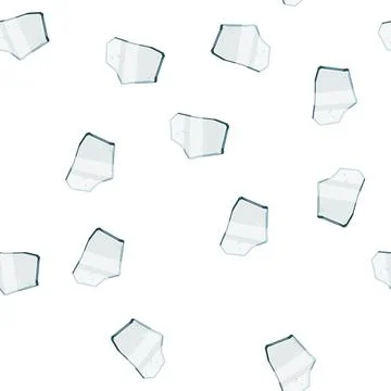 Pattern splinter glass broken shard cartoon vector Stock Illustration