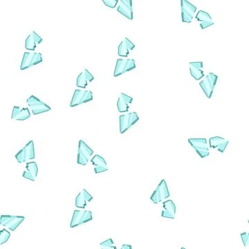 Pattern splinter glass broken shard cartoon vector Stock Illustration