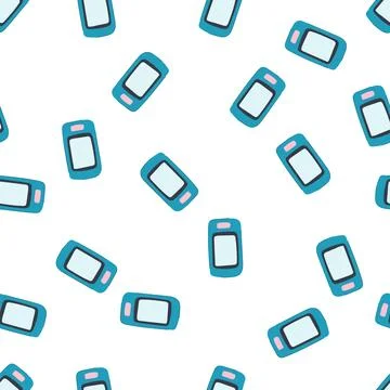 Pattern spo pulse oximeter cartoon vector 스톡 일러스트