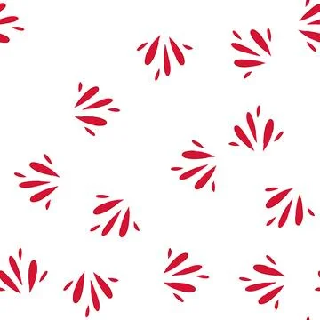 Pattern spontaneous exclamation doodle cartoon vector Illustrazione stock
