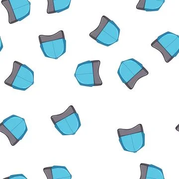 Pattern sport baseball cap cartoon vector Stock Illustration