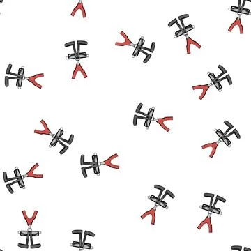 Pattern sport climbing harnesses cartoon vector Illustrazione stock