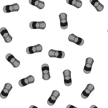 Pattern sport ski mask cartoon vector Stock Illustration