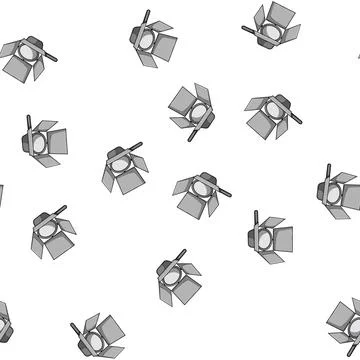 Pattern spot studio light cartoon vector Stock Illustration