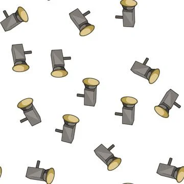 Pattern spot studio light cartoon vector Stock Illustration