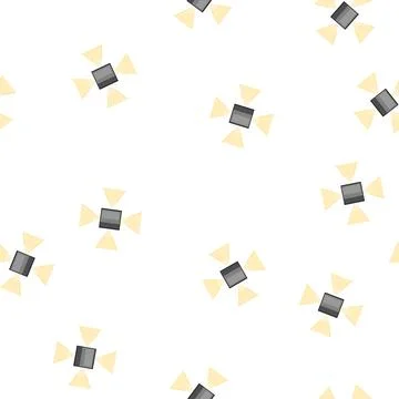Pattern spotlight wall lamp cartoon vector Stock Illustration