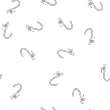 Pattern spout faucet low flow cartoon vector Stock Illustration