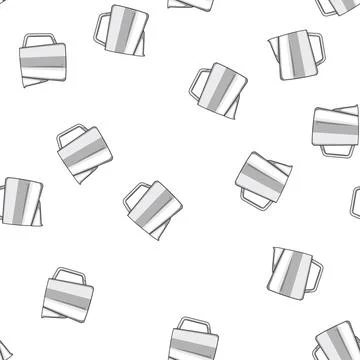 Pattern spout milk frothing pitcher cartoon vector Illustration