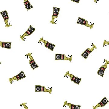Pattern Spray bottle holding automotive wheel cleaner product Stock Illustration