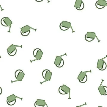 Pattern spray watering can cartoon vector Illustration