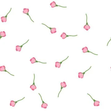 Pattern spring sakura cherry blossom cartoon vector Stock Illustration