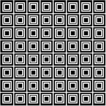 Pattern with square print, seamlessly repeatable background 库存插图