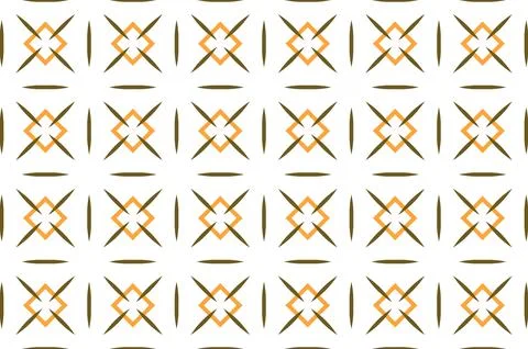 A pattern of squares and triangles in orange and brown Illustrazione stock