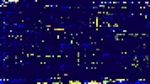 Pattern with squares digital blue technology background Stock Illustration