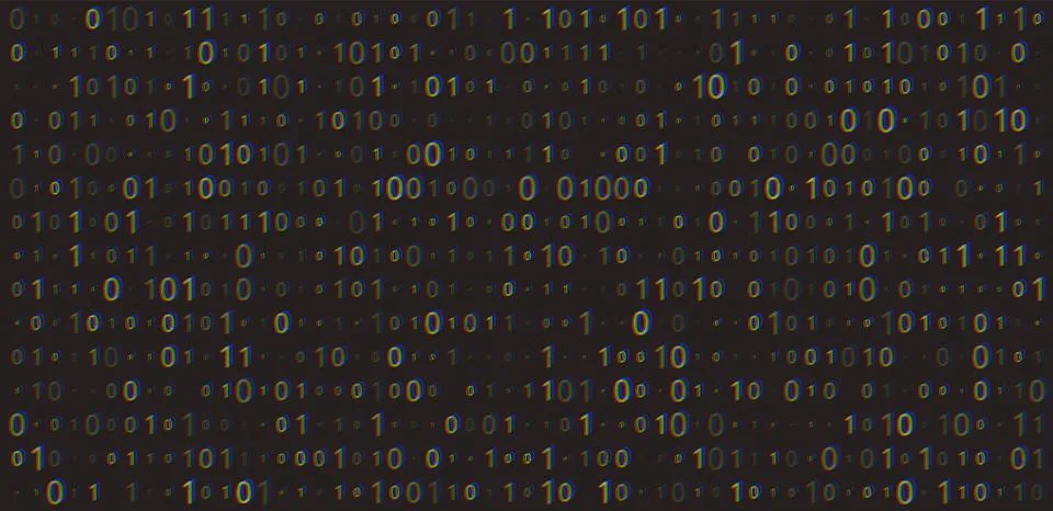 Pattern with squares digital blue technology background Stock Illustration