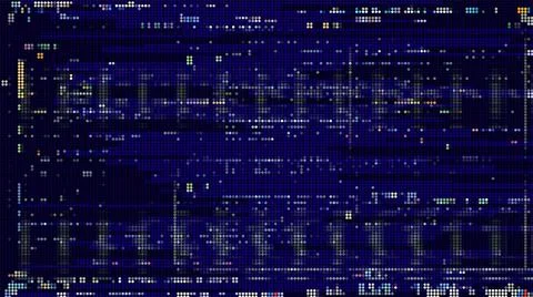 Pattern with squares digital blue technology background Stock Illustration