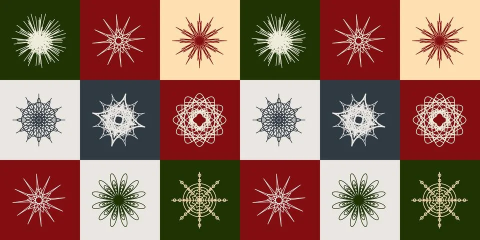 Pattern of squares Stock Illustration