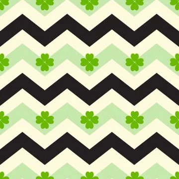 Pattern for St. Patrick's Day Illustrazione stock