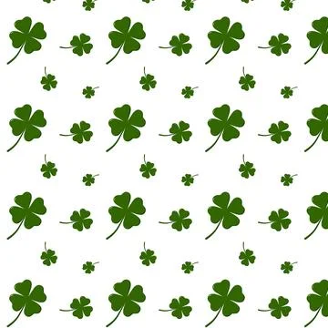 Pattern for St. Patrick's Day. Saint patrick background vector illustration Stock Illustration