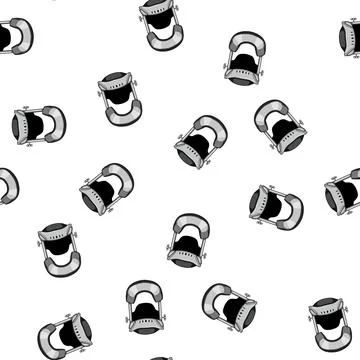 Pattern stability cervical neck collar cartoon vector 库存插图