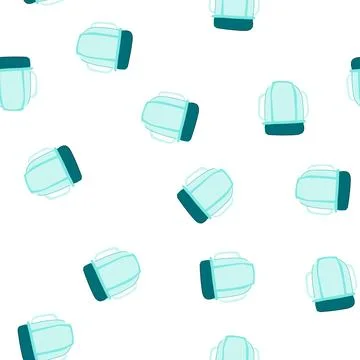 Pattern stackable food storage container baby cartoon vector イラスト素材