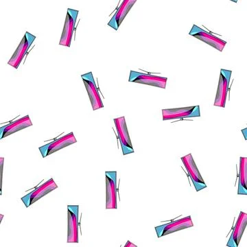 Pattern stage curved screen cartoon vector 스톡 일러스트