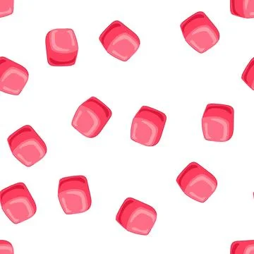 Pattern stainless ice cubes reusable cartoon vector Illustrazione stock