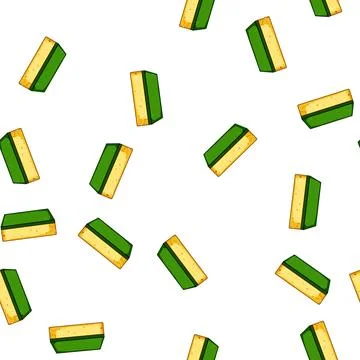 Pattern stains yellow sponge cartoon vector Stock Illustration