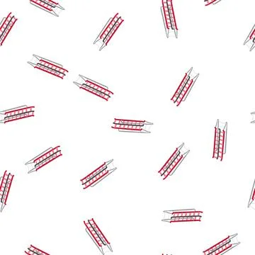 Pattern staircase step ladder cartoon vector 스톡 일러스트