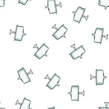 Pattern stand cake dome cartoon vector Stock Illustration