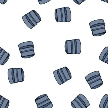 Pattern stand desk organizer cartoon vector Stock Illustration