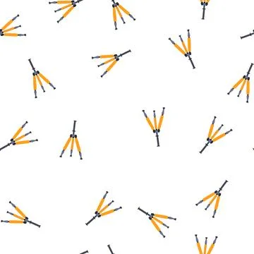 Pattern stand tripod camera cartoon vector Stock Illustration