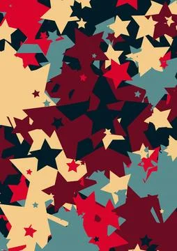 Pattern star, abstract geometric wallpaper background. vector structure Stock Illustration