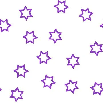 Pattern star of david outline symbolizing judaism and spirituality Illustrazione stock