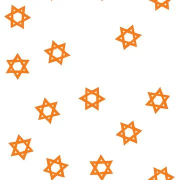 Pattern star of david symbol representing jewish faith and spirituality Stock Illustration