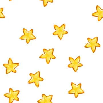 Pattern star jelly candy cartoon vector Illustrazione stock