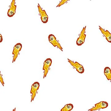 Pattern star meteor cartoon vector 스톡 일러스트