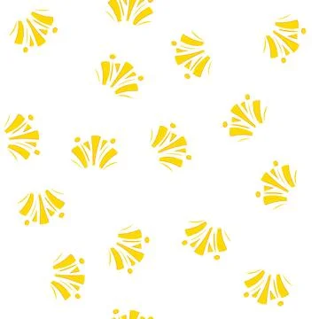 Pattern star sparkles cartoon vector Illustrazione stock