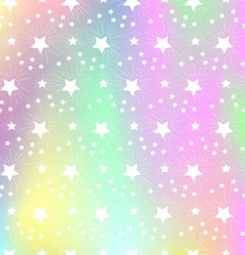 Pattern with stars on abstract background Stock Illustration